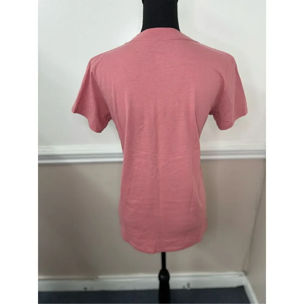 Nirvana Pink Short Sleeve Band Tee Size Small